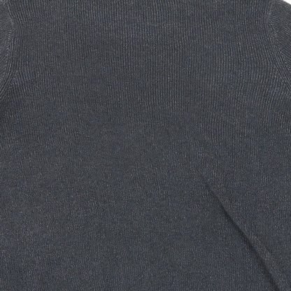 Brand and care label for Next women’s grey jumper, size UK 12