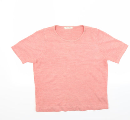 Additional front view of Classics women’s red jumper, size UK 12
