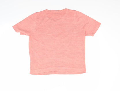 Back view of Classics women’s red jumper, size UK 12