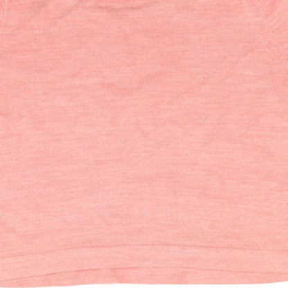 Brand and care label for Classics women’s red jumper, size UK 12