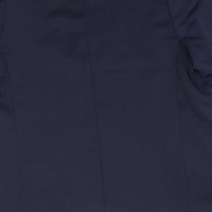 Brand and care label for F&F women’s blue jacket, size UK 10