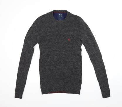 Additional front view of Crew women’s grey jumper, size S