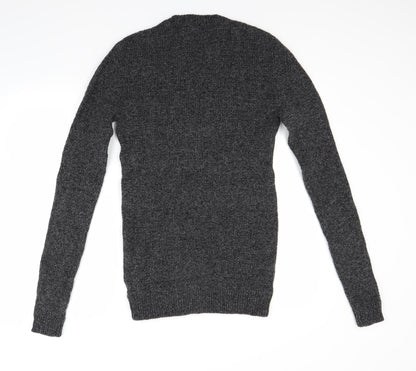Back view of Crew women’s grey jumper, size S