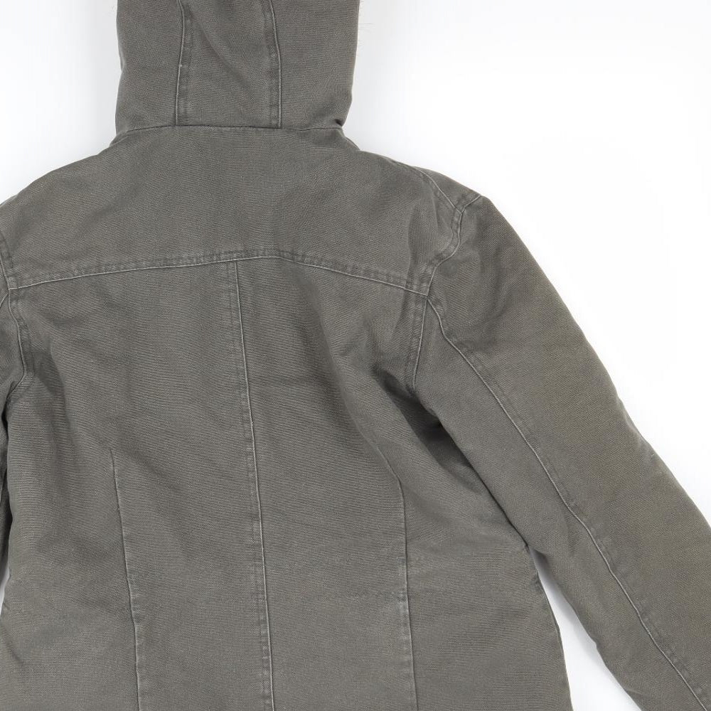 Primark Womens Green   Parka Coat Size 12