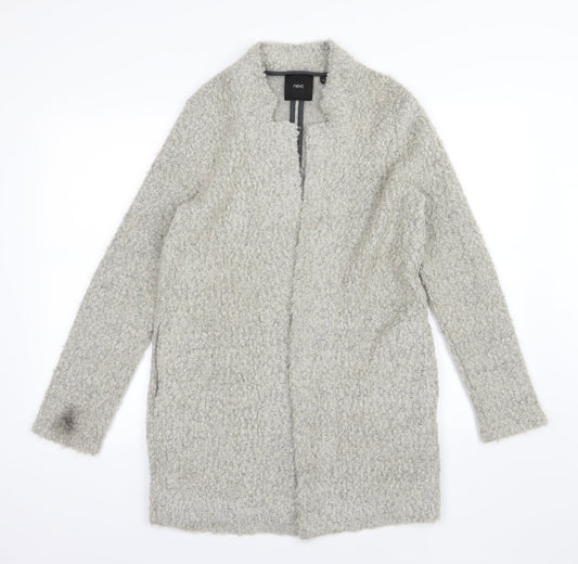 NEXT Womens Grey  Knit Jacket  Size 8