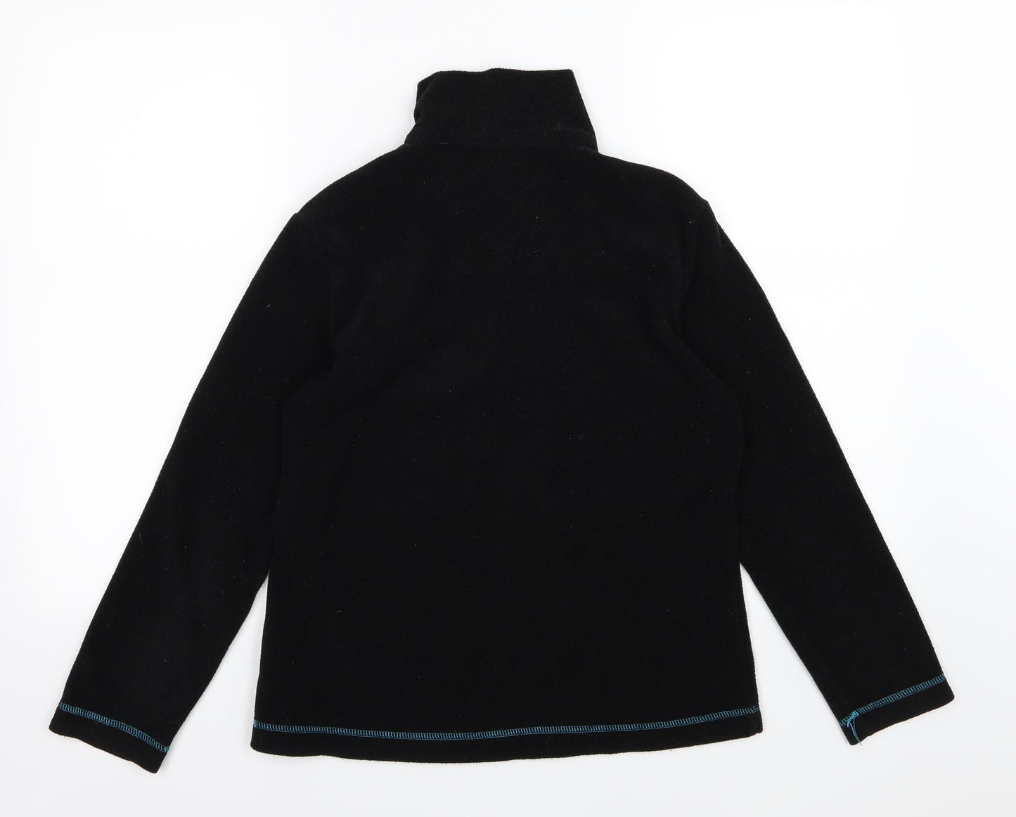 Campri Womens Black  Fleece Jacket  Size 10