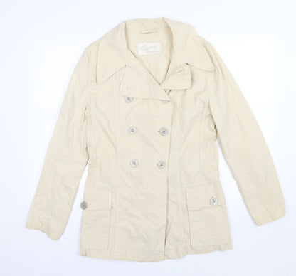 Additional front view of ESPRIT women’s beige jacket, size XS