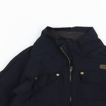 Close-up detail of Avenue boys’ blue jacket, size 4, years