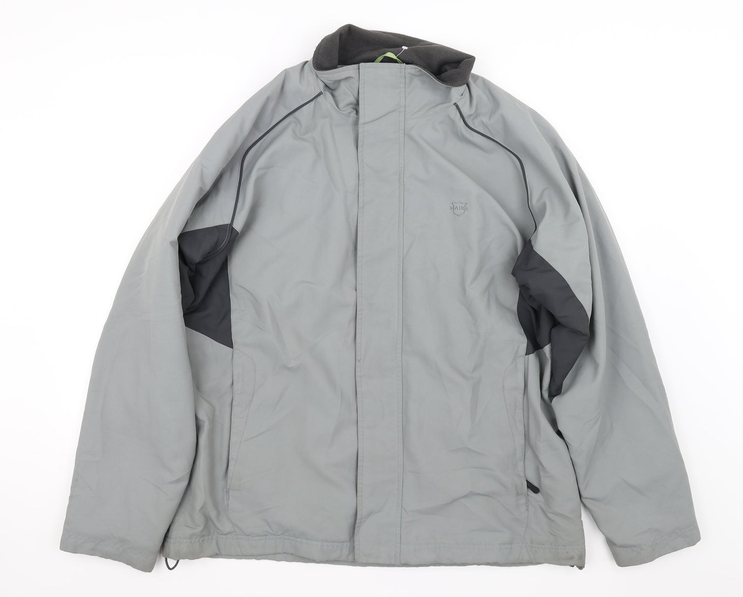 Maine Mens Grey   Jacket Coat Size L