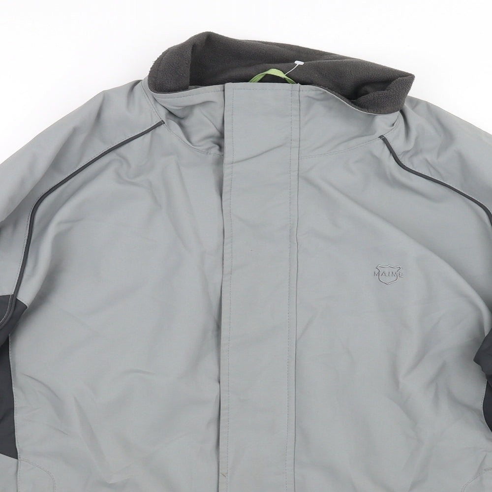 Maine Mens Grey   Jacket Coat Size L