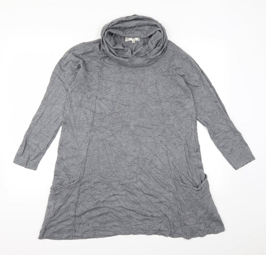 Vouley Vous Womens Grey   Jumper Dress  Size M