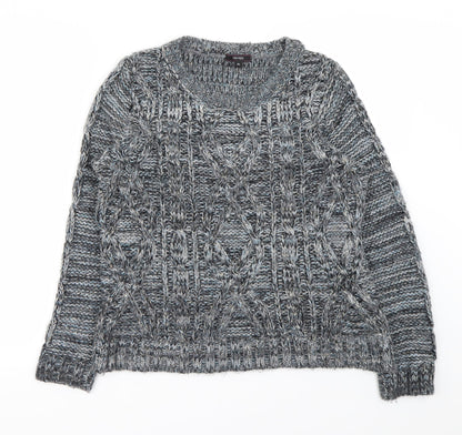 Additional front view of Therapy women’s grey jumper, size M