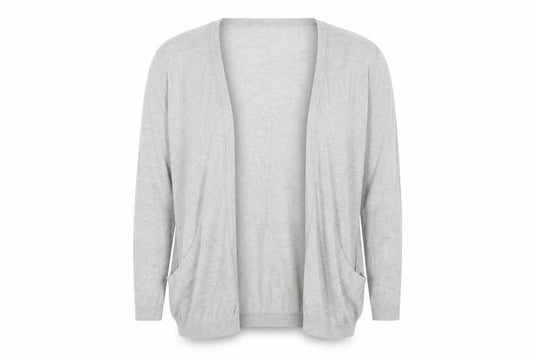 H&M Womens Grey   Cardigan Jumper Size M