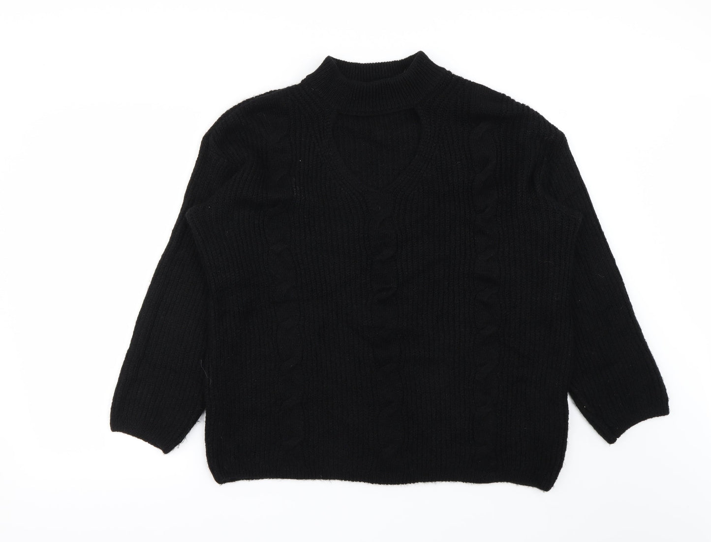 George  Womens Black   Pullover Jumper Size L