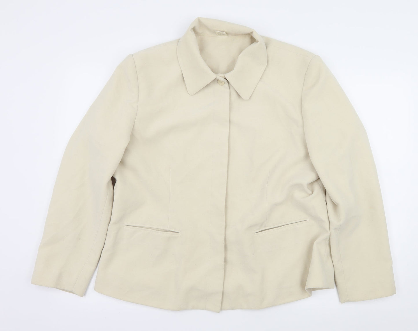 Preworn Womens Ivory   Jacket  Size 18