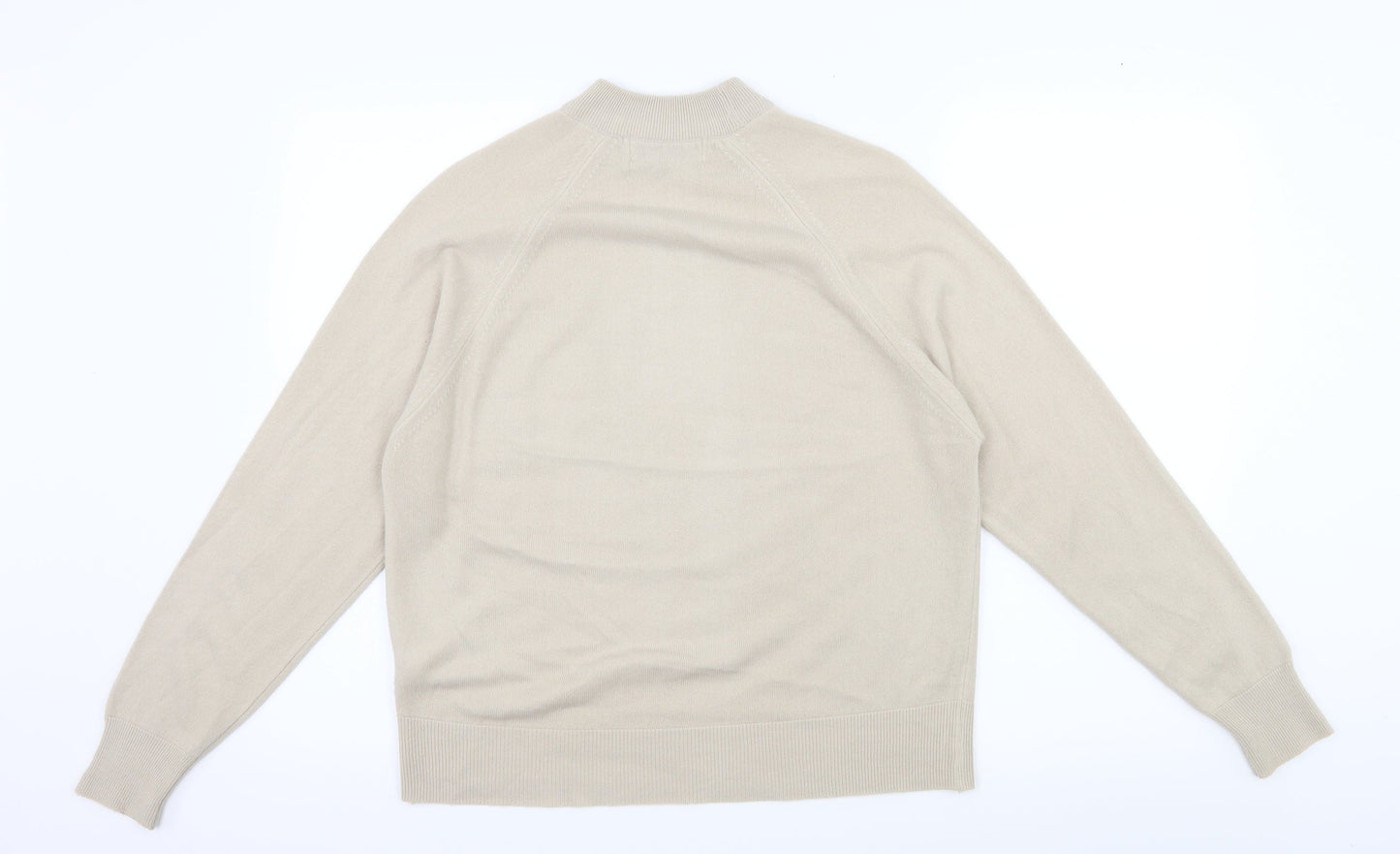 Berkertex Womens Ivory  Knit Pullover Jumper Size 10