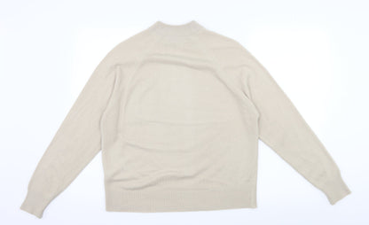 Back view of Berkertex women’s ivory knit jumper, size UK 10