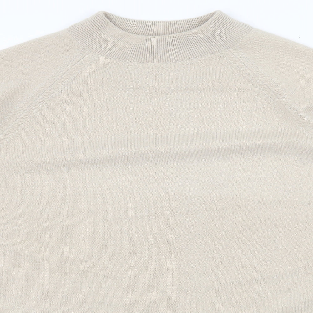 Berkertex Womens Ivory  Knit Pullover Jumper Size 10