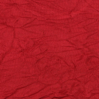 Brand and care label for Per Una women’s red knit jumper, size UK 14