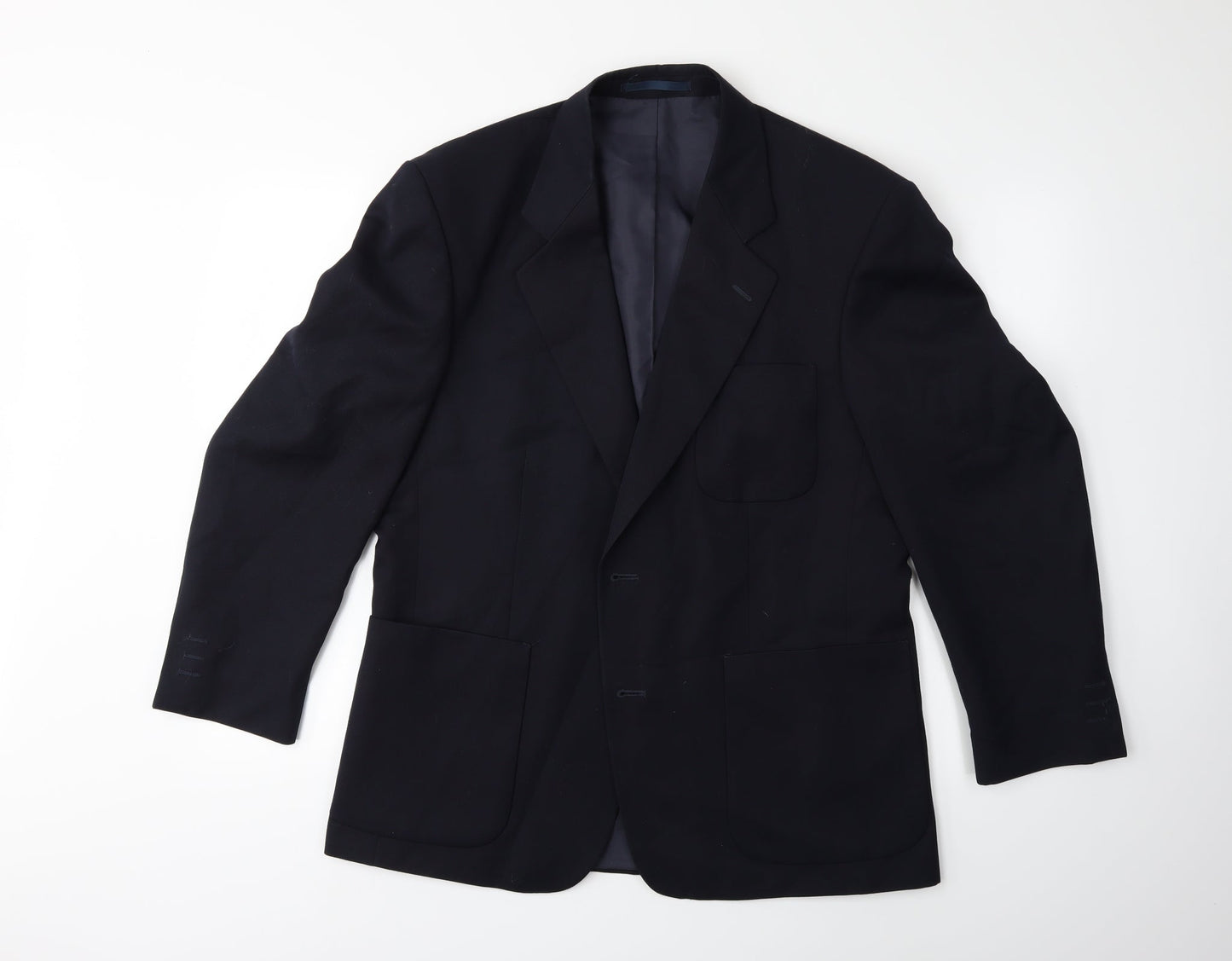 Preworn Mens Blue   Jacket Suit Jacket Size 40