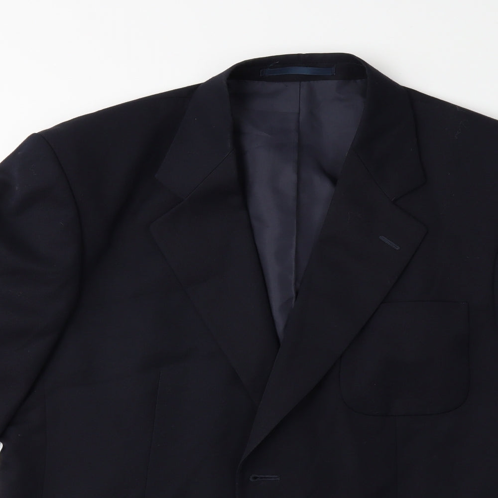 Preworn Mens Blue   Jacket Suit Jacket Size 40