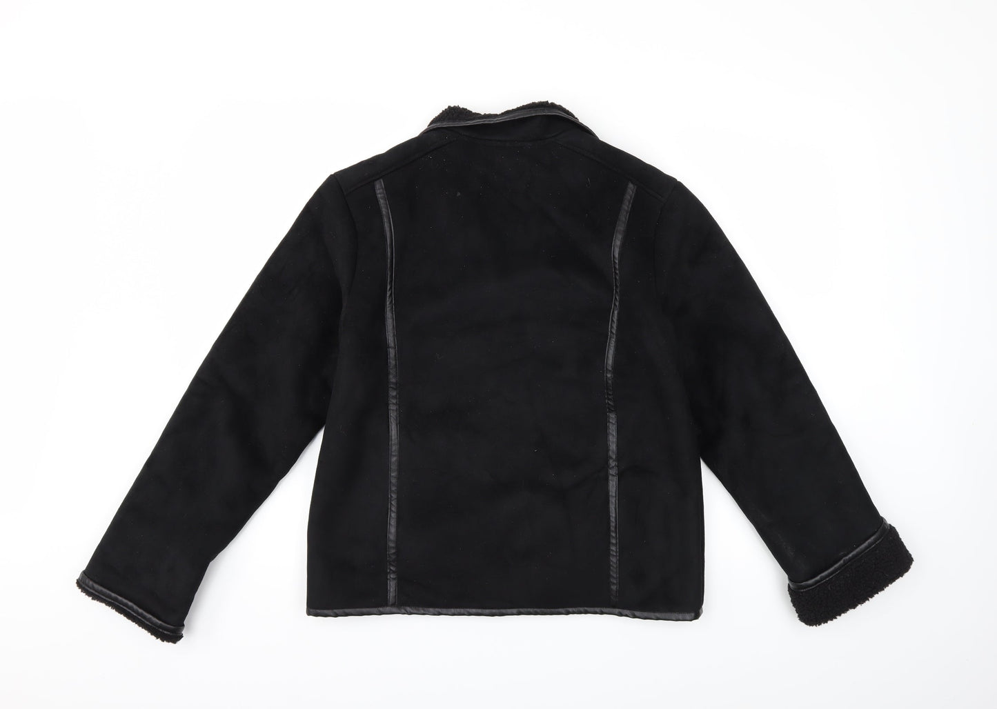 Style Collection Womens Black   Jacket Coat Size 12