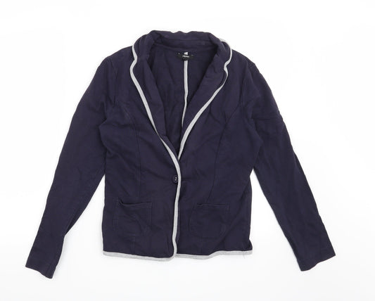 Papaya Womens Blue   Jacket Blazer Size 12