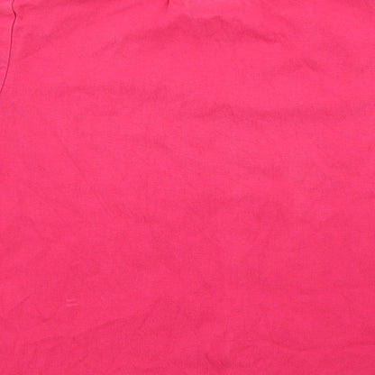 Brand and care label for Country Casuals women’s pink basic t-shirt, size M