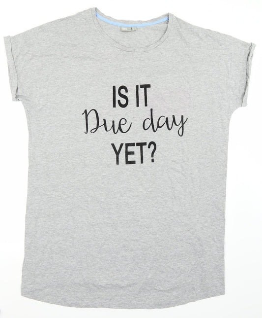 ASOS Womens Grey   Basic T-Shirt Size 6