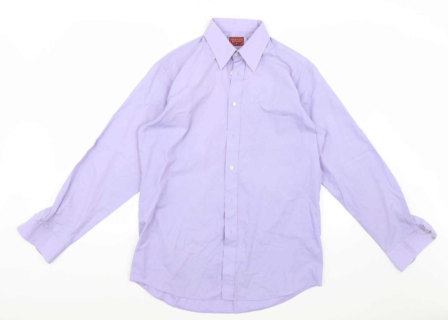 Burton Mens Purple    Button-Up Size 15