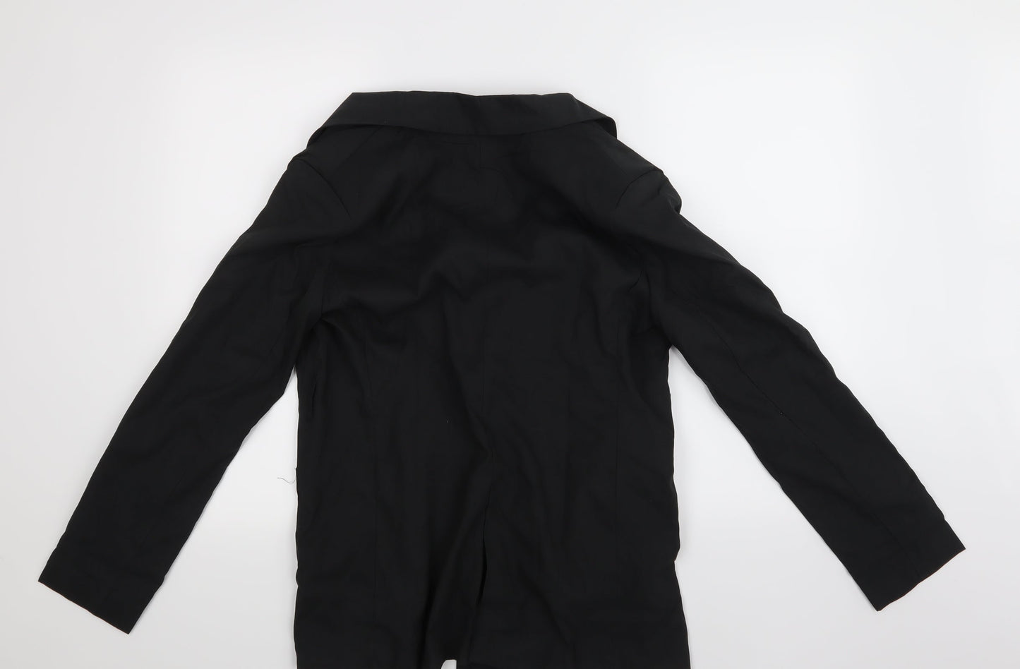 Unika Womens Black   Overcoat Jacket Size 14