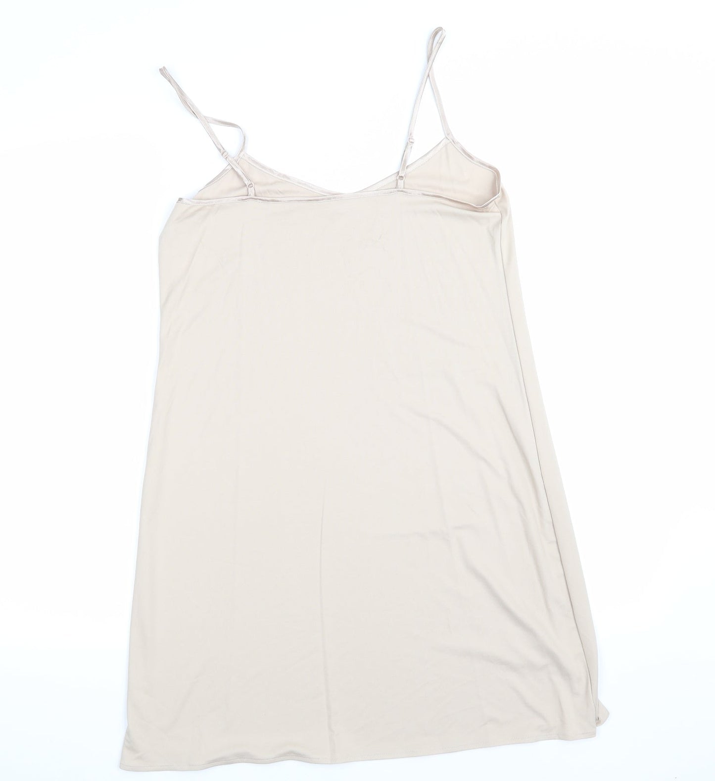 Marks and Spencer Womens Beige Solid  Chemise One Piece Size 10
