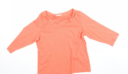 Front view of Marks & Spencer women’s orange, size UK 16