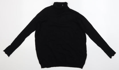 Back view of Capsule women’s black jumper, size UK 10
