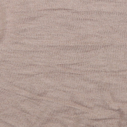 Brand and care label for Gap women’s beige jumper, size UK 14