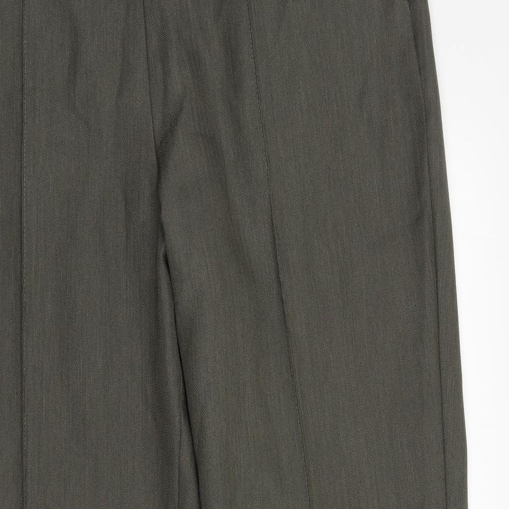M&S  Womens Brown   Dress Pants Trousers Size 14 L29 in