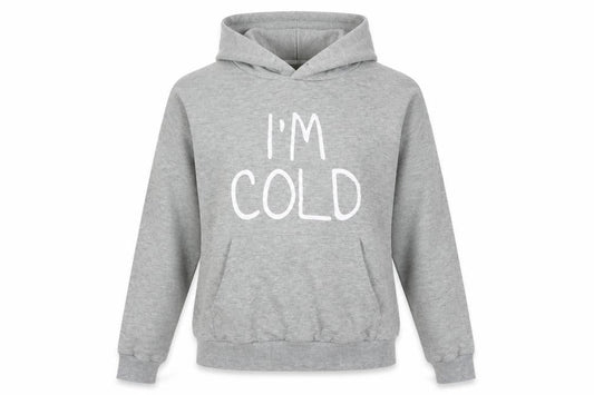 Front view of Preworn women’s grey pullover hoodie, size S