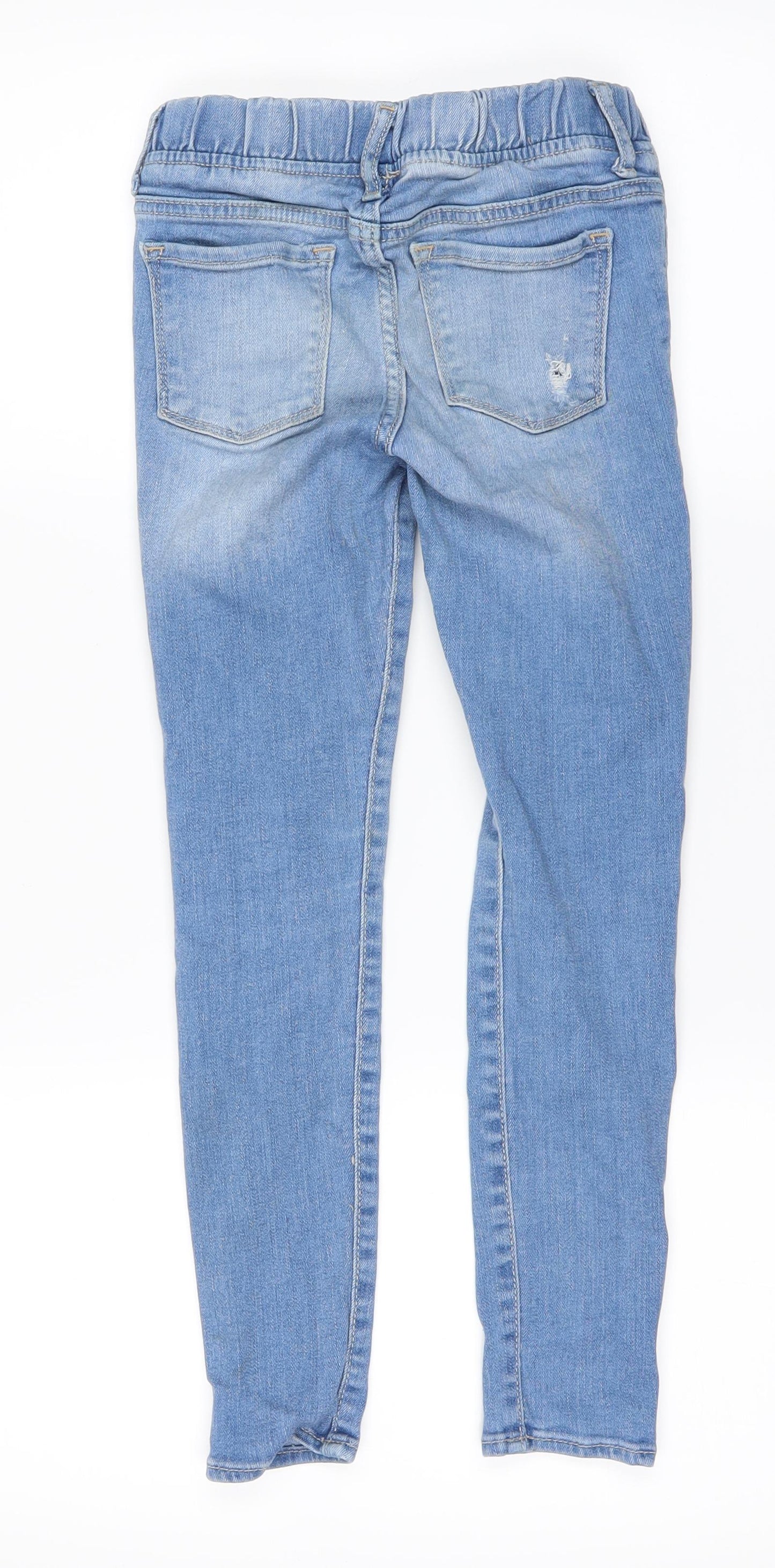 Preworn Womens Blue   Straight Jeans Size 8 L22 in