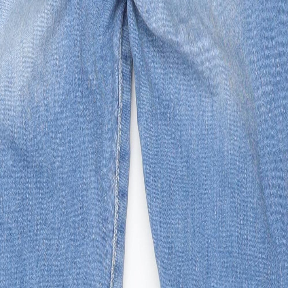 Preworn Womens Blue   Straight Jeans Size 8 L22 in