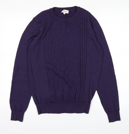kanzler Womens Purple   Pullover Jumper Size S