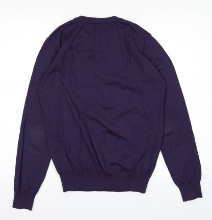 Back view of kanzler women’s purple jumper, size S