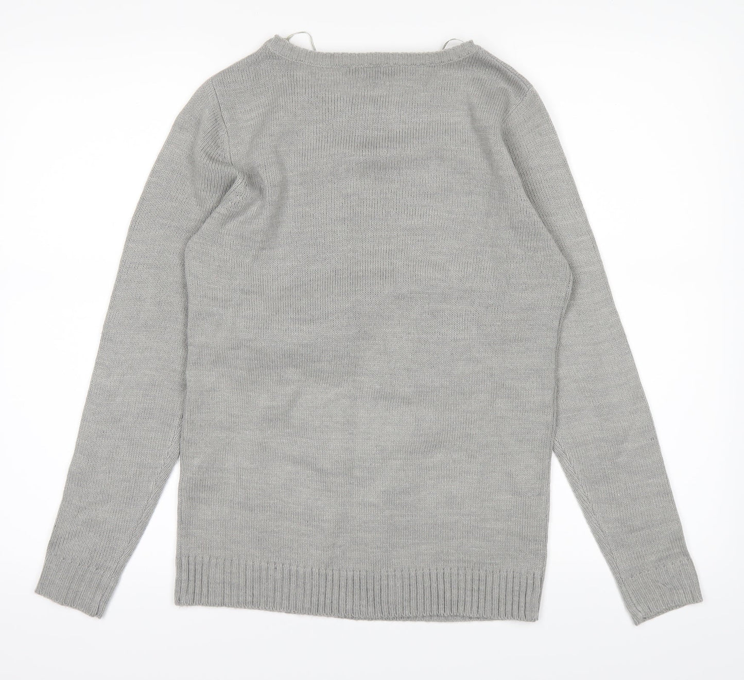 Peacocks Womens Grey   Pullover Jumper Size S