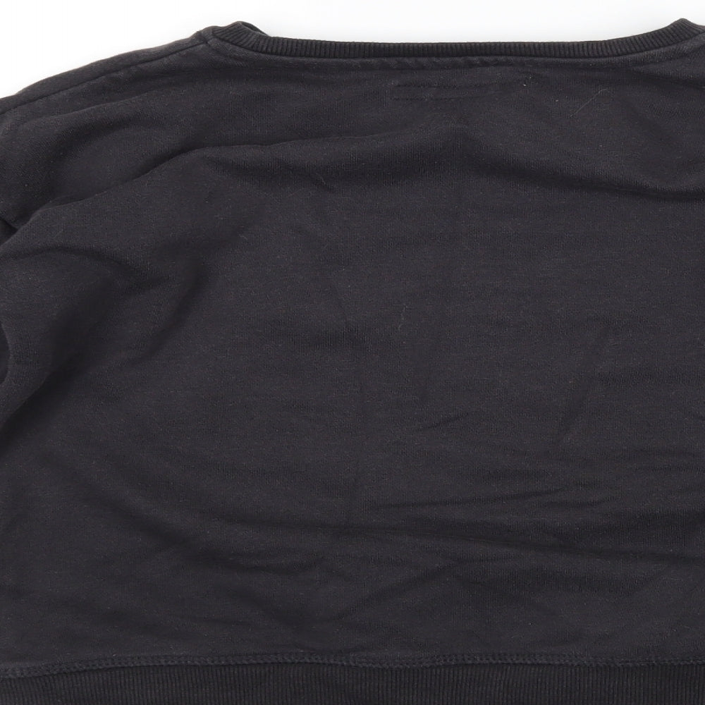 Primark Girls Grey   Pullover Sweatshirt Size 9-10 Years  - slogan