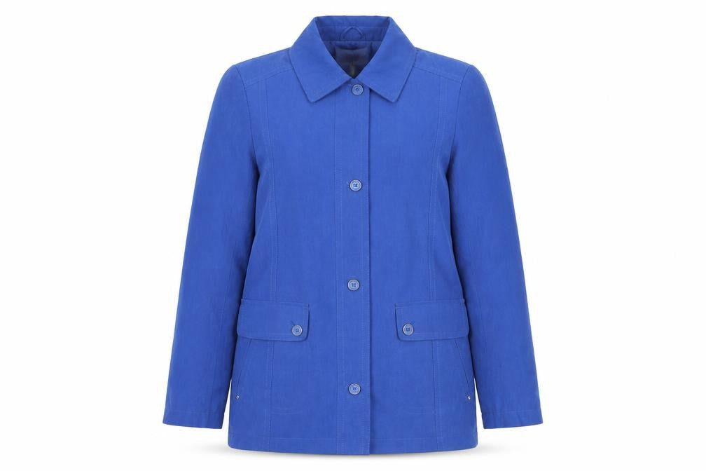 EWM Womens Blue   Overcoat Coat Size 10