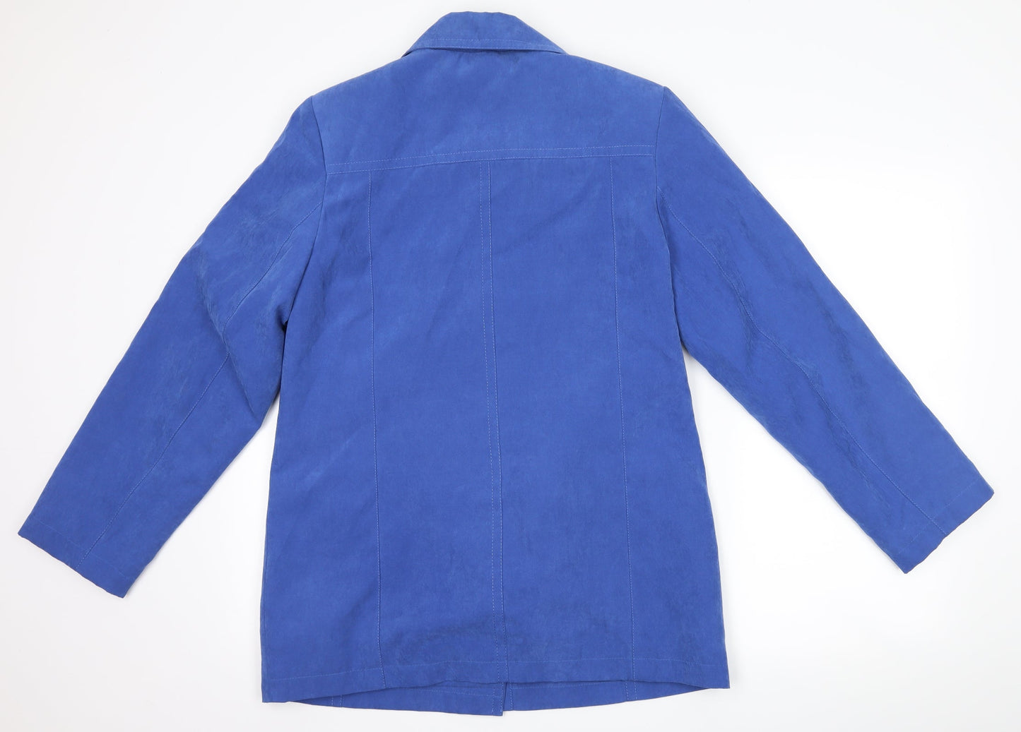 EWM Womens Blue   Overcoat Coat Size 10