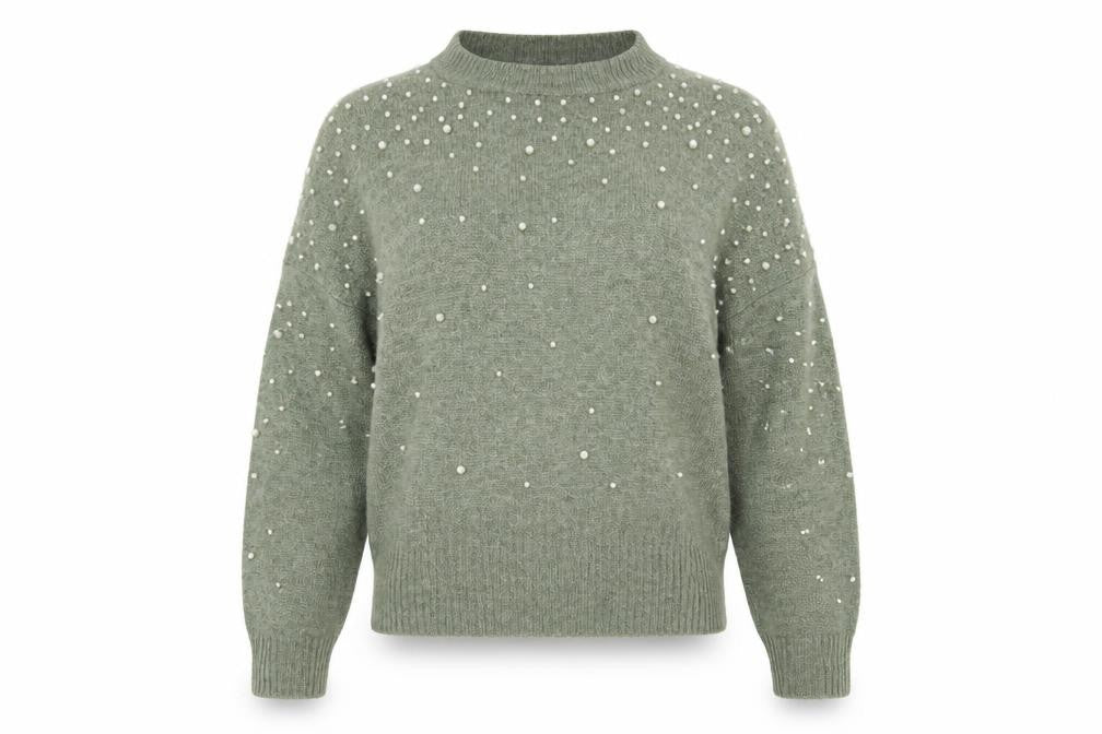 H&M Womens Green   Pullover Jumper Size M