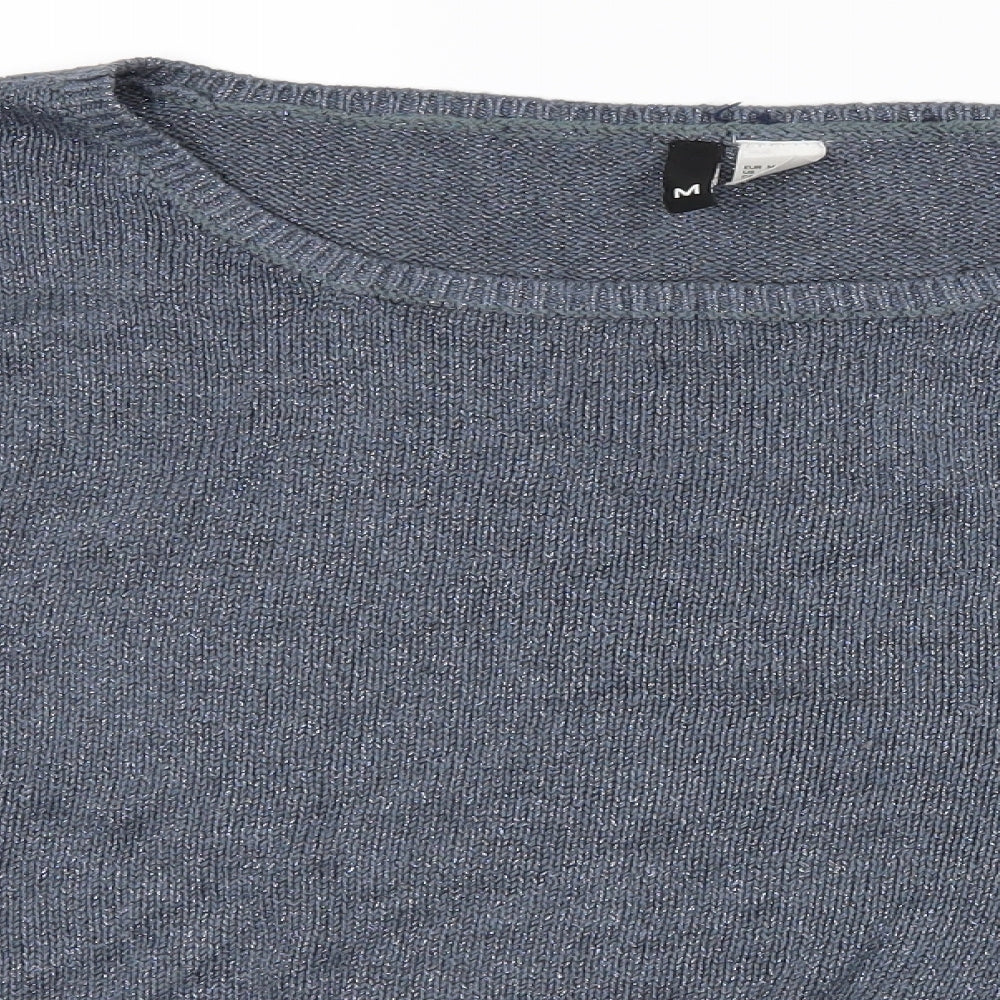 H&M Womens Blue   Pullover Jumper Size M