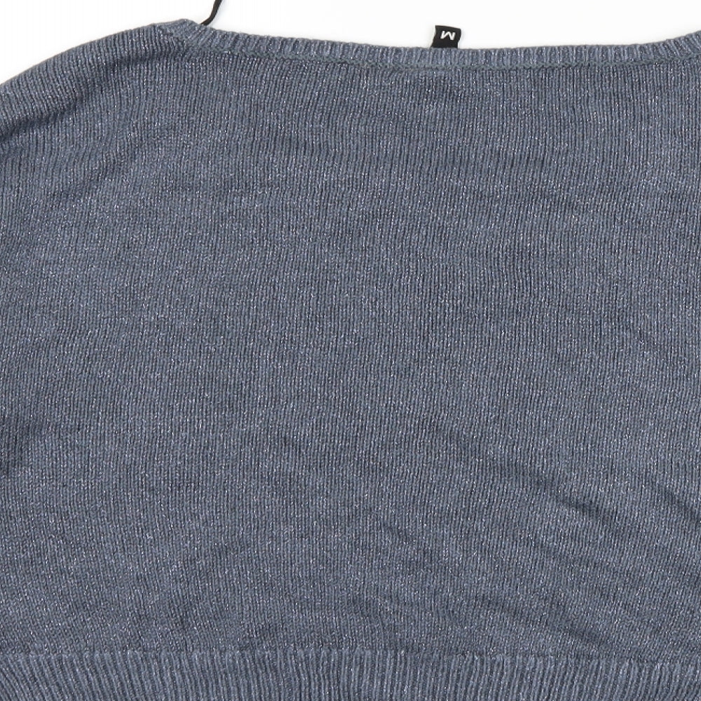 H&M Womens Blue   Pullover Jumper Size M