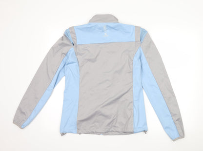 Back view of Slazenger women’s grey jacket, size UK 10