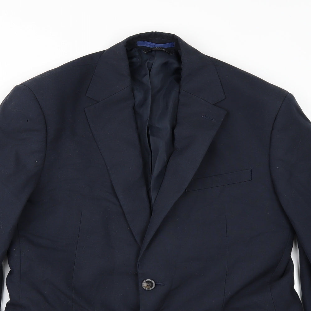 Marks and Spencer Mens Blue   Jacket Suit Jacket Size 38